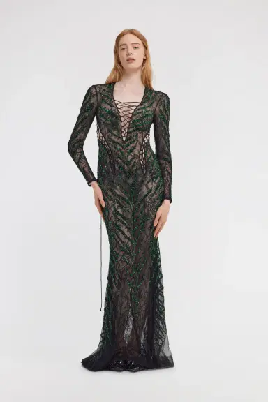 Roberto Cavalli Lace Maxi Dress | Thumbnail 5