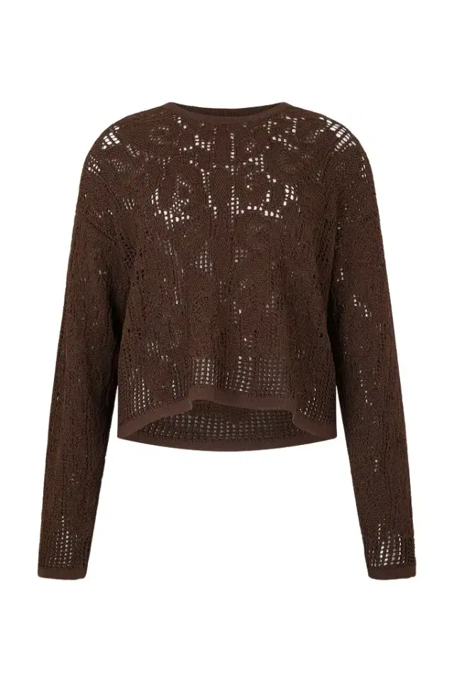 Roberto Cavalli Crochet Effect Sweater