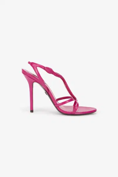 Roberto Cavalli Leather Sandals with Snake Detail | Thumbnail 2 Roberto Cavalli Leather Sandals with Snake Detail | Thumbnail 2