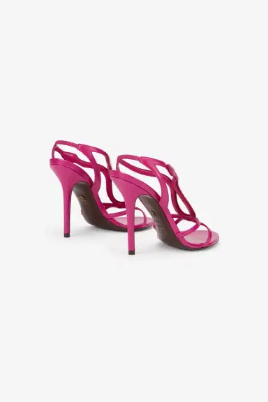 Roberto Cavalli Leather Sandals with Snake Detail | Thumbnail 3 Roberto Cavalli Leather Sandals with Snake Detail | Thumbnail 3