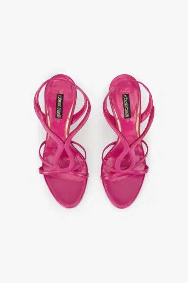 Roberto Cavalli Leather Sandals with Snake Detail | Thumbnail 6 Roberto Cavalli Leather Sandals with Snake Detail | Thumbnail 6