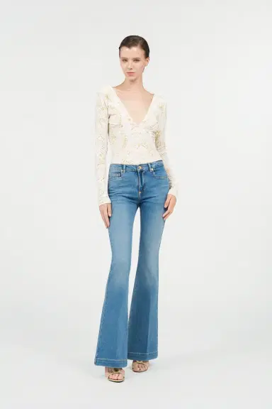 Roberto Cavalli Ornamental White Print Top | Thumbnail 7 Roberto Cavalli Ornamental White Print Top | Thumbnail 7