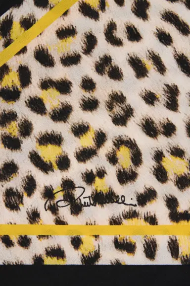 Roberto Cavalli Pop Jaguar Print Silk Scarf | Thumbnail 2 Roberto Cavalli Pop Jaguar Print Silk Scarf | Thumbnail 2