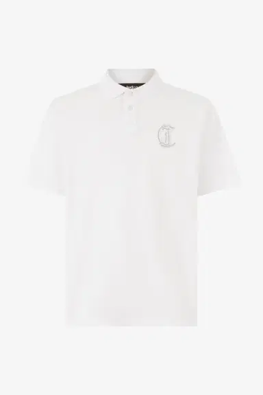 Roberto Cavalli Polo Shirt With Embossed JC Monogram | Thumbnail 2