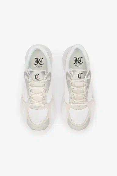 Roberto Cavalli White Chunky Sneakers With Leather Inserts | Thumbnail 5 Roberto Cavalli White Chunky Sneakers With Leather Inserts | Thumbnail 5