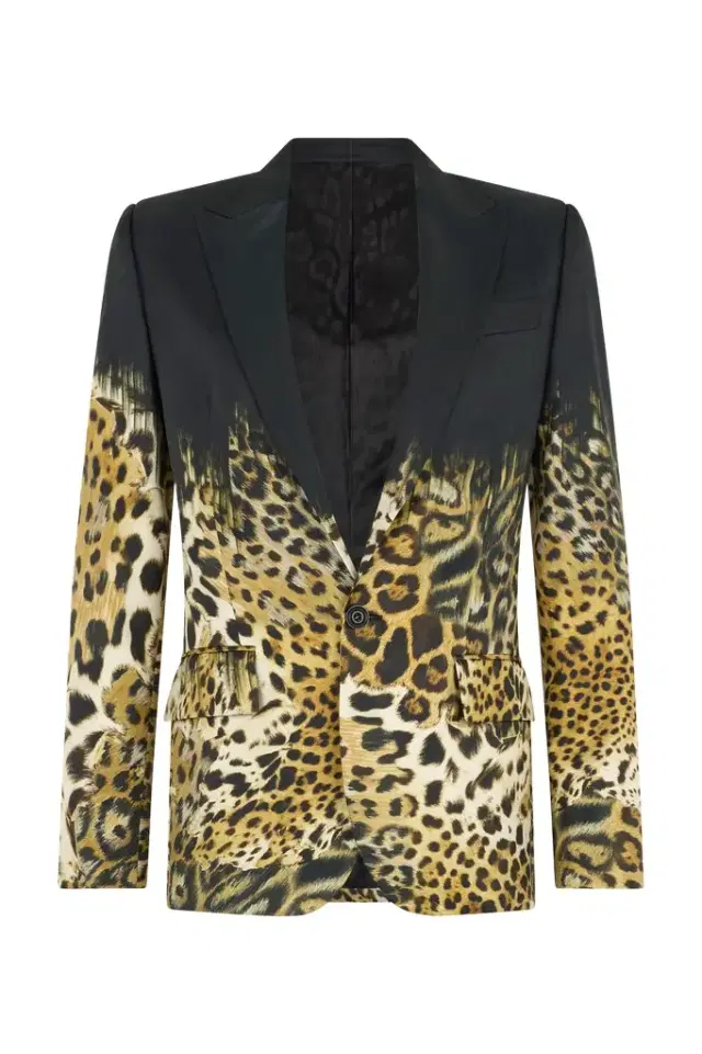 Roberto Cavalli Jaguar Skin print blazer