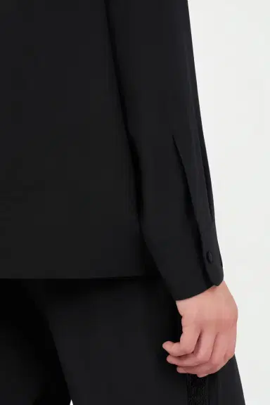 Roberto Cavalli Silk Shirt with Shimmering Detail | Thumbnail 6