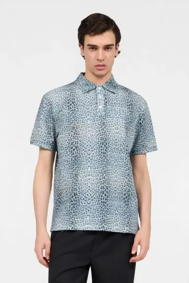 Roberto Cavalli Baby Jaguar Print Polo | Thumbnail 2 Roberto Cavalli Baby Jaguar Print Polo | Thumbnail 2