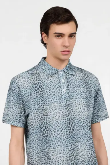 Roberto Cavalli Baby Jaguar Print Polo | Thumbnail 4 Roberto Cavalli Baby Jaguar Print Polo | Thumbnail 4