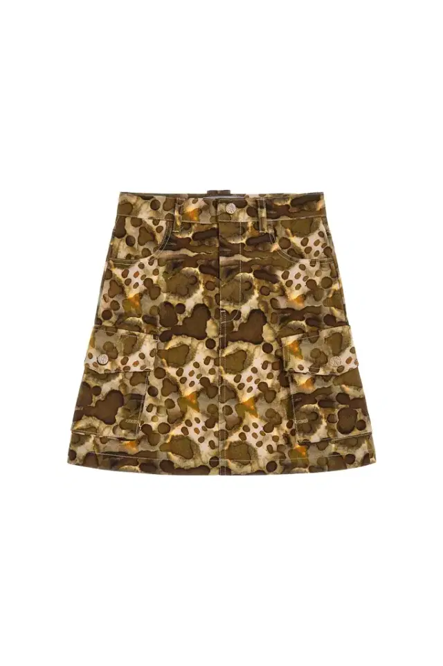 Roberto Cavalli Wild Adventure Camouflage Skirt