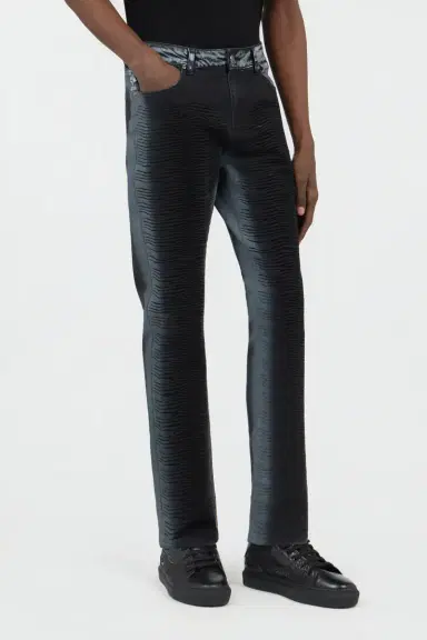 Roberto Cavalli Black Denim Jeans | Thumbnail 2 Roberto Cavalli Black Denim Jeans | Thumbnail 2