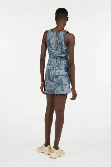 Roberto Cavalli Patchwork Capsule Collection Short Dress | Thumbnail 3 Roberto Cavalli Patchwork Capsule Collection Short Dress | Thumbnail 3