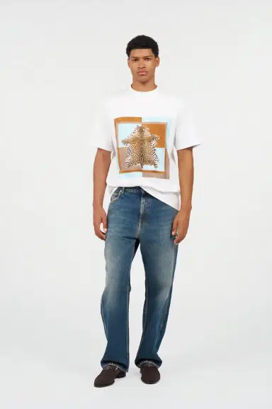 Roberto Cavalli Leopard-print cotton T-shirt | Thumbnail 7