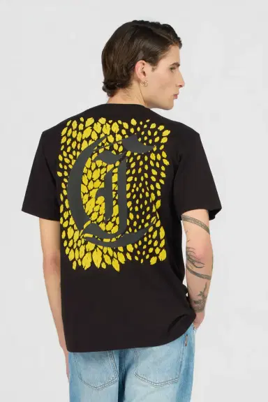 Roberto Cavalli Black T-shirt With Logo | Thumbnail 3