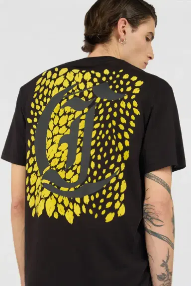 Roberto Cavalli Black T-shirt With Logo | Thumbnail 5