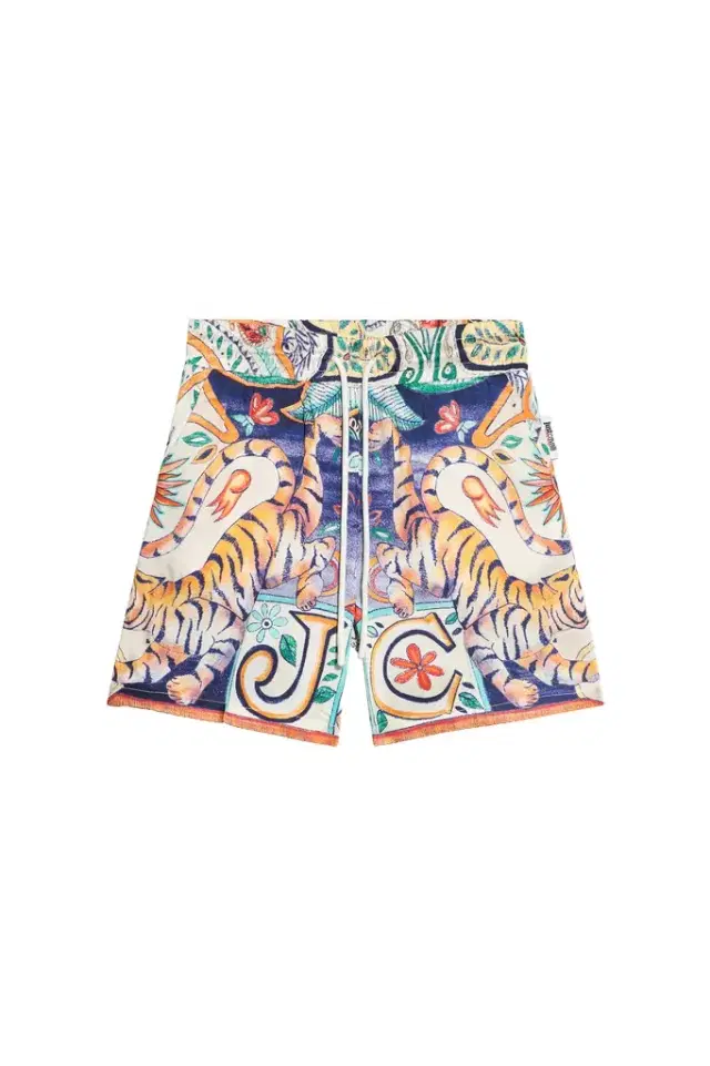 Shorts Tropical Garden Print
