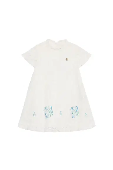 Roberto Cavalli Dress With Broderie Anglaise Design | Thumbnail 1