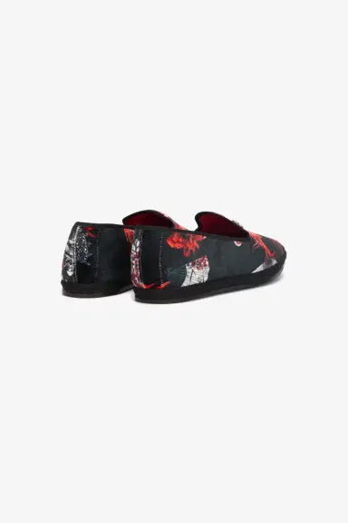 Roberto Cavalli Embroidered Velvet Loafers | Thumbnail 3