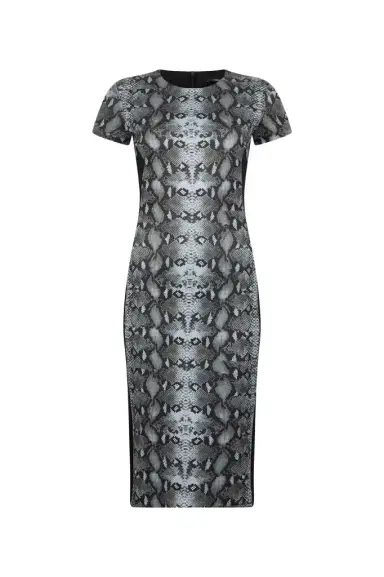 Roberto Cavalli Snake Print Midi Dress | Thumbnail 1 Roberto Cavalli Snake Print Midi Dress | Thumbnail 1