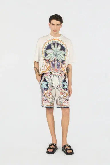 Roberto Cavalli Tropical Garden Print T-Shirt | Thumbnail 6