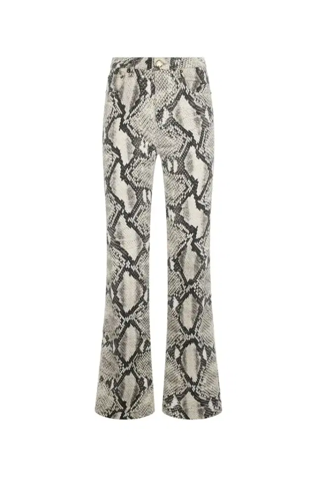 Roberto Cavalli Rock Jeans With Python Print
