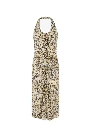 Roberto Cavalli Pop Jaguar Print Midi Dress | Thumbnail 1 Roberto Cavalli Pop Jaguar Print Midi Dress | Thumbnail 1