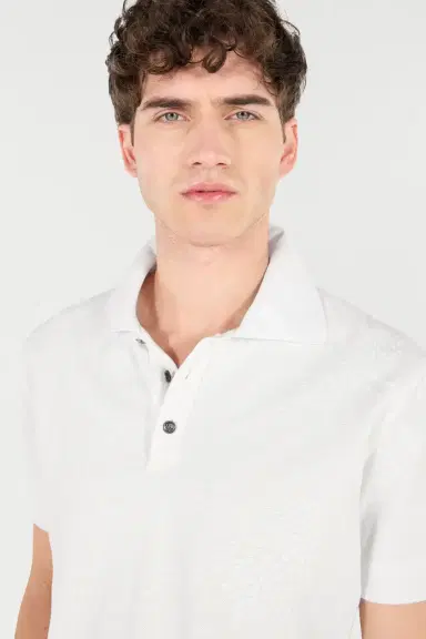 Roberto Cavalli Snake Scale-Print Polo | Thumbnail 5