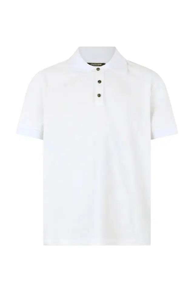 Roberto Cavalli Snake Scale-Print Polo