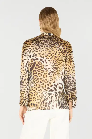 Roberto Cavalli Shirt With Jaguar Skin Print | Thumbnail 3