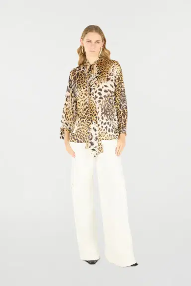 Roberto Cavalli Shirt With Jaguar Skin Print | Thumbnail 6