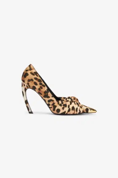 Roberto Cavalli Le Pettegole Pump with Jaguar Skin print | Thumbnail 2