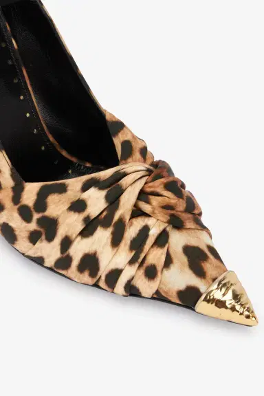 Roberto Cavalli Le Pettegole Pump with Jaguar Skin print | Thumbnail 4