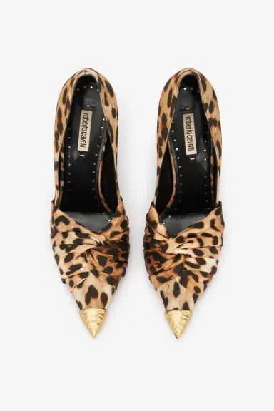 Roberto Cavalli Le Pettegole Pump with Jaguar Skin print | Thumbnail 5