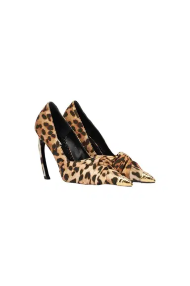 Roberto Cavalli Le Pettegole Pump with Jaguar Skin print | Thumbnail 1
