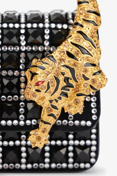 Roberto Cavalli Roar AirPods Case With Bejeweled Tigers | Thumbnail 4 Roberto Cavalli Roar AirPods Case With Bejeweled Tigers | Thumbnail 4