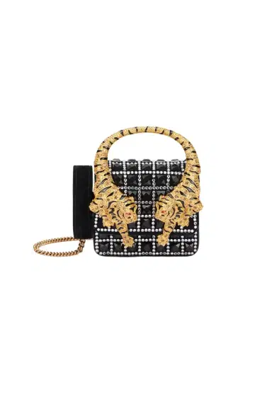 Roberto Cavalli Roar AirPods Case With Bejeweled Tigers | Thumbnail 1 Roberto Cavalli Roar AirPods Case With Bejeweled Tigers | Thumbnail 1