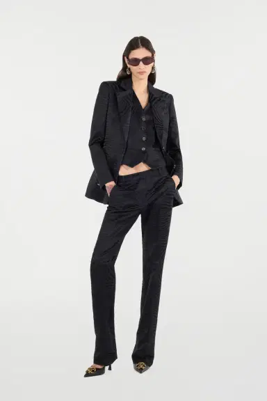 Roberto Cavalli Blazer With Solid-Color Tiger Skin Design | Thumbnail 7 Roberto Cavalli Blazer With Solid-Color Tiger Skin Design | Thumbnail 7