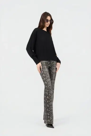 Roberto Cavalli Python Print Jeans | Thumbnail 6 Roberto Cavalli Python Print Jeans | Thumbnail 6