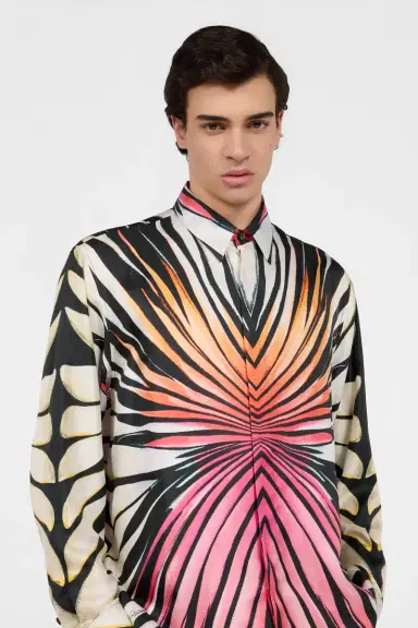 Roberto Cavalli Ray Of Paradise Print Shirt | Thumbnail 4 Roberto Cavalli Ray Of Paradise Print Shirt | Thumbnail 4