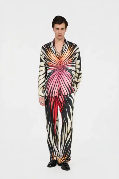 Roberto Cavalli Ray Of Paradise Print Shirt | Thumbnail 6 Roberto Cavalli Ray Of Paradise Print Shirt | Thumbnail 6