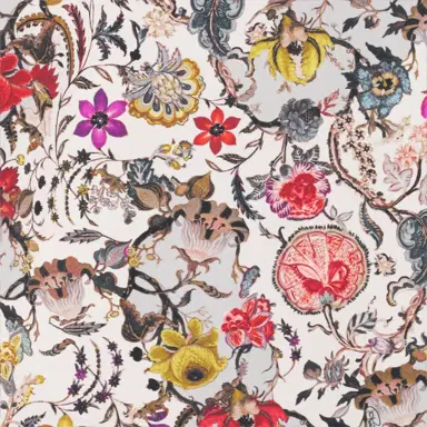 Roberto Cavalli Florentine Flowers Print Mini Dress | Thumbnail 4 Roberto Cavalli Florentine Flowers Print Mini Dress | Thumbnail 4