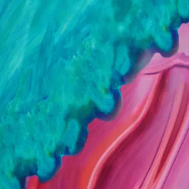 Roberto Cavalli Long dress in multicolor marbled silk | Thumbnail 4
