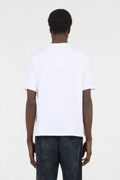 Roberto Cavalli White T-shirt With Embroidered Logo | Thumbnail 3
