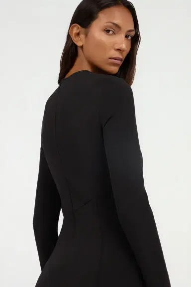 Roberto Cavalli Short dress with long sleeves and cut-out | Thumbnail 6