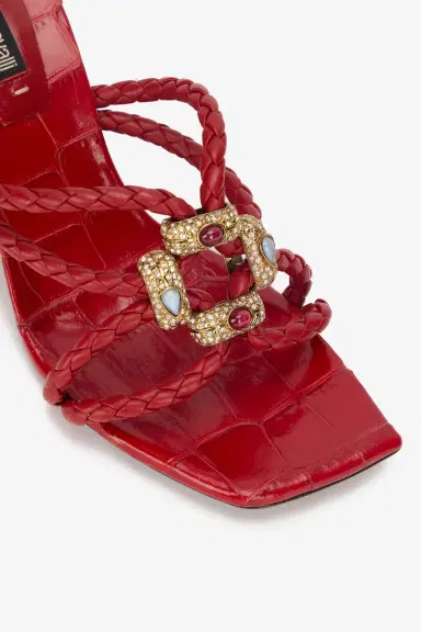 Roberto Cavalli Sandals With Jewel Details | Thumbnail 4 Roberto Cavalli Sandals With Jewel Details | Thumbnail 4