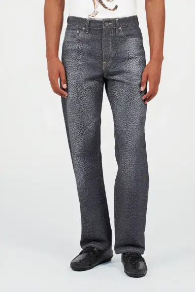 Roberto Cavalli Baby Jaguar Print Jeans | Thumbnail 2