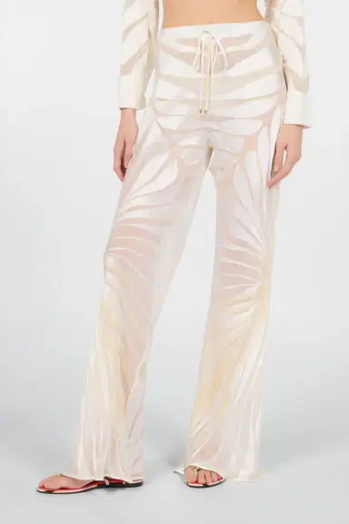 Roberto Cavalli Trousers With Ray Devoré Print | Thumbnail 3 Roberto Cavalli Trousers With Ray Devoré Print | Thumbnail 3