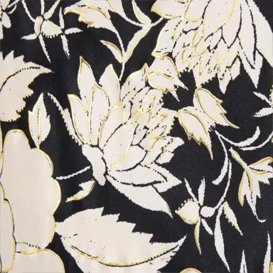 Roberto Cavalli Pure Silk Pants With Floral Print | Thumbnail 4