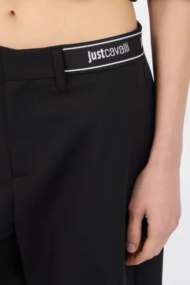 Roberto Cavalli Black Bermuda Shorts | Thumbnail 4