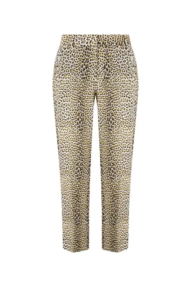 Roberto Cavalli Pop Jaguar Print Trousers